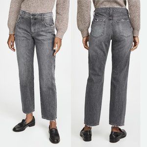 Triarchy Responsible Denim Black High Rise Stove Pipe Jeans